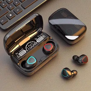 TWS Earbuds 2024 Hifi Stereo Led Display Tws M10 Wireless Earbuds 9D Gaming In-ear Headphones Tws Wireless M10 Earbuds