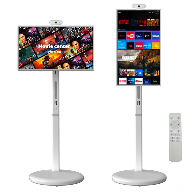 27 32 Inch Me Portable Smart Tv 1080p Moving Screen Android Monitor With Lcd Touch Display and Usb Ips Includes Stand