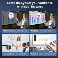 TV-scherm presentatie clicker voor PPT presentatie, afstandsbediening clicker, Bluetooth draadloze presenter, digitale pointer N95s BLE