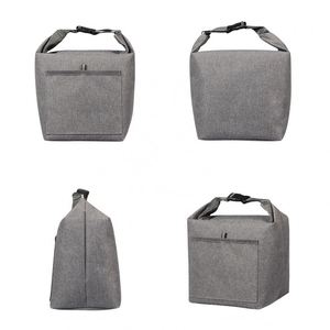 Custom Logo Oxford Fabric Reusable <b>Cooler</b> Tote Insulated Lunch Bag for Corporate Promotional Gifts - Product Image 4