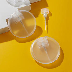 Flacon de parfum <span class=keywords><strong>vide</strong></span> personnalisable en forme de mini-rond en plastique avec étui en silicone, contenant d'emballage pour soins personnels - Product Image 5