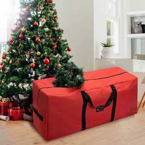 Hot Sale Heavy Duty 600D Oxford Fabric Xmas Christmas Tree <b>Bag</b> with Durable Reinforced Handles & Dual Zipper - Product Image 5