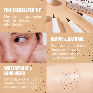 Maquillage cosmétique polyvalent imperméable pour le visage, <span class=keywords><strong>crayon</strong></span> à taches de rousseur, pointe en <span class=keywords><strong>feutre</strong></span> Flexible, grains de beauté, Mini stylo à taches de rousseur naturelles - Product Image 6