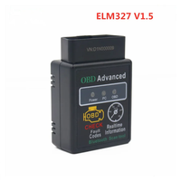 ELM327 Bluetooth-compatible V1.5 elm327 Escáner de diagnóstico de coche Universal OBD II Herramienta de escaneo