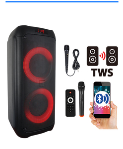 Baffles sonores professionnels double haut-parleur bluetooth de 6.5 pouces <span class=keywords><strong>mini</strong></span> <span class=keywords><strong>partybox</strong></span> portable baffles amplifiés de guitare sans fil - Product Image 5