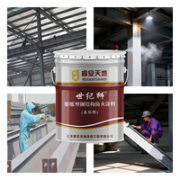 Peinture ignifuge à base de solvant durable pour structures en acier Hangars et entrepôts d'avions