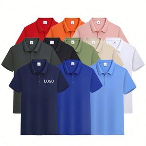 เสื้อโปโลผู้ชายขายส่ง เสื้อยืดพิมพ์โลโก้ตามสั่ง ไซส์ใหญ่ เสื้อโปโลเปล่าสำหรับติดแบรนด์ส่วนตัว - Product Image 4