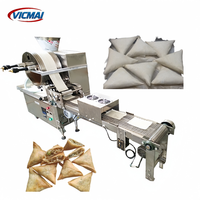 Ligne de pliage automatique de samosas pour boulangerie, restaurant, restauration et usine alimentaire, machine de production de samosas