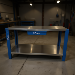 Ttake Compact Workbench Stainless Steel 1200x600mm Industrial Workshop Table - Product Image 3