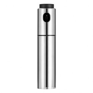 304 Stainless Steel Oil Sprayer <b>Bottle</b> Kitchen Press Glass Soy Sauce/<b>Vinegar</b> Sprayer for Cooking Tools Metal Material - Product Image 3