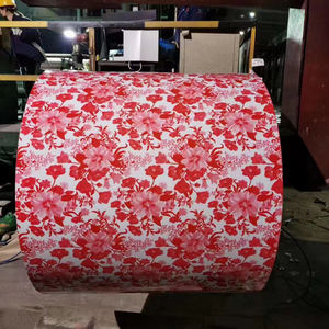 0,45mm Zink 150 <span class=keywords><strong>PPGI</strong></span>-Spulenhersteller Verzinktes Stahlblech oder <span class=keywords><strong>PPGI</strong></span>-Spule 0,5mm-1,2mm Spule <span class=keywords><strong>PPGI</strong></span> Blumendesign - Product Image 1