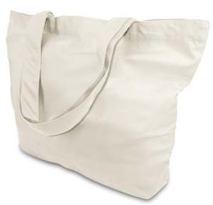 Sac à provisions fourre-tout en coton personnalisé sac fourre-tout en toile acceptant le logo personnalisé - Product Image 6