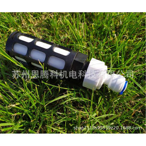 Filtro de agua para sistema de pulverización, 10 micras, PP, 1/4 pulgada, cabezal de filtro autocebante, plástico, fácil instalación - Product Image 1