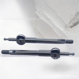 Usinage de précision des métaux, tige longue en acier inoxydable, tournage et fraisage à cinq axes, quincaillerie composite - Product Image 1