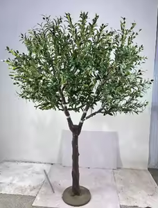 New Simulation <strong>Olive</strong> Tree Pot Landing Large Home Decoration <strong>Green</strong> Plant Pot <strong>Olive</strong> Tree Disassembly
