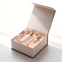 Boîte Cadeau Cosmétique de Luxe Portable Personnalisée avec Impression Gravure pour Extensions de Cheveux, Fermeture Magnétique, en Carton