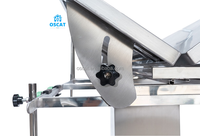 Table d'opération vétérinaire électrique chauffante OSCAT 1400x650mm, grande taille, en acier inoxydable 304, réglable en hauteur et inclinable