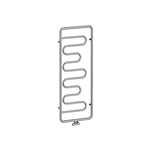 Sèche-serviettes chauffant moderne et élégant en acier chromé pour salle de bain d'hôtel - Product Image 4
