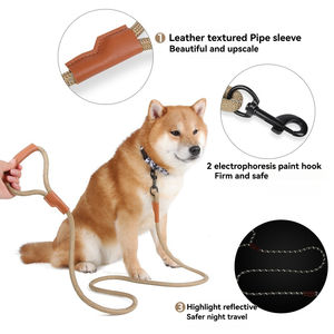 Großhandel Stock Reflective Durable Pet <span class=keywords><strong>Leash</strong></span> Haustier Blei <span class=keywords><strong>Nylon</strong></span> Seil Hunde leine - Product Image 6
