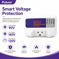 Prise de protection intelligente contre les surtensions KE-V009-N 120V 15A avec temporisation pour usage domestique
