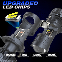 Aluminium Beam Mini Canbus Projecteur LED Phare Lentille toutes voitures Motos d'occasion 6000K Nouvel État-Aviator Universe Offre Spéciale