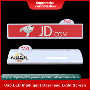 Lumière de toit de taxi de haute qualité imperméable avec différents styles et avec crochets, panneau de taxi de toit, écran vidéo publicitaire LED - Product Image 2