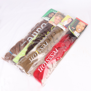 AliLeader Vente en gros Fibre ignifuge basse température 165g 82 pouces Cheveux synthétiques tressés Jumbo Braid - Product Image 1