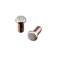 Pointe argentée 10A en acier inoxydable de classe 51 certifiée ISO15977, rivet de contact mobile personnalisé pour relais de puissance