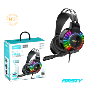 Auriculares para Juegos Ansty H-008, con Luz LED, Sonido Estéreo con Bajos, Reducción de Ruido, Compatibles con PC, Xbox One y Switch - Product Image 2