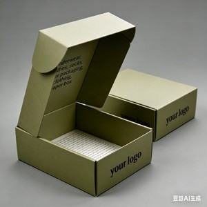 صناديق هدايا مموجة بالجملة مباشرة من المصنع، إصدار جديد <span class=keywords><strong>2026</strong></span>، صناديق تغليف ورقية قابلة لإعادة التدوير للملابس الداخلية والأحذية والشحن - Product Image 3