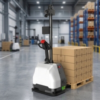 Robot mobile autonome à performance stable, chariot élévateur sans conducteur 1500 kg, navigation laser SLAM+QR, autonomie de 6 à 8 heures, détection d'obstacles