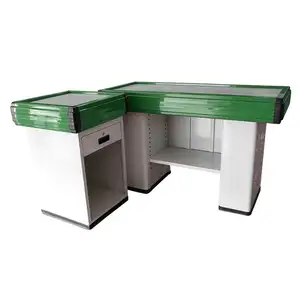 Foshan Runda 007A Receptie Teller Bureau Retail Cosmetische Winkel Front Geld Kassier Teller Tafel Winkel Apparatuur Rz