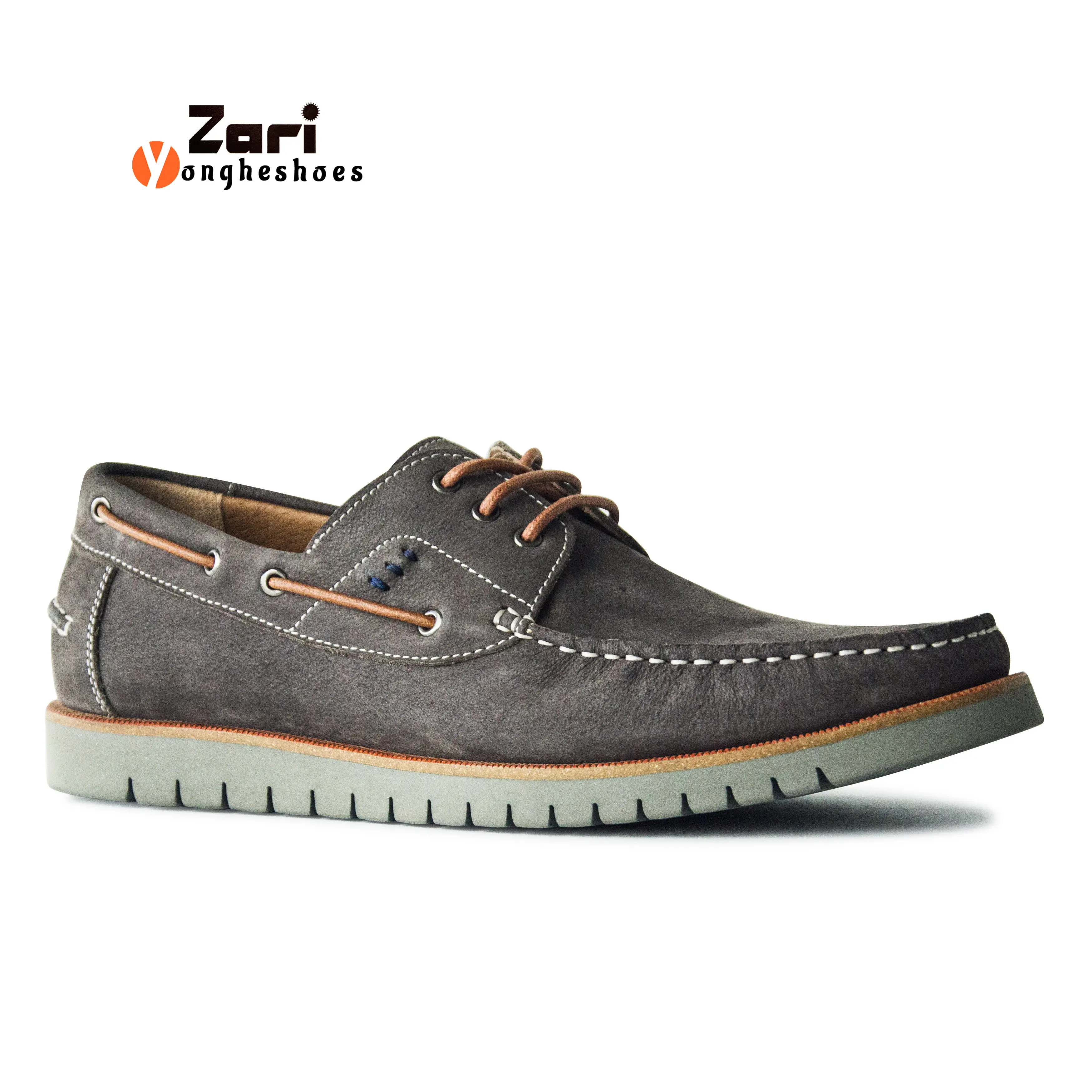 Wholesale High Quality Walking Shoes Cow Leather Footwear Men Casual Boat Shoes Leather For Mens