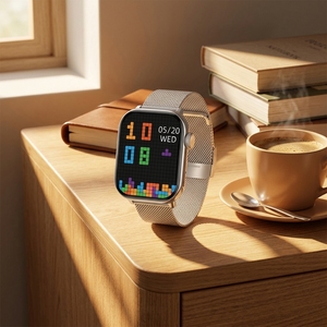 Reloj Inteligente con Pantalla AMOLED de 1.85'', Llamadas por Bluetooth, Monitor de Ritmo Cardíaco y Sueño, Aplicación <span class=keywords><strong>Dafit</strong></span> Descargable, Personalizable, Venta Directa de Fábrica - Product Image 3