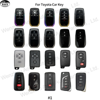 Coque de clé de voiture vierge universelle intelligente pour télécommande, vente directe usine