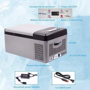 Usine directement Portable voiture réfrigérateur <span class=keywords><strong>camping</strong></span> pour la randonnée en plein air et les voyages Mini boîte refroidisseur réfrigérateur 12v 24v - Product Image 4