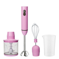 Mixeur plongeant multifonctionnel KitchenAid Professional à moteur CC, mixeur électrique portatif avec récipient en plastique pour usage domestique