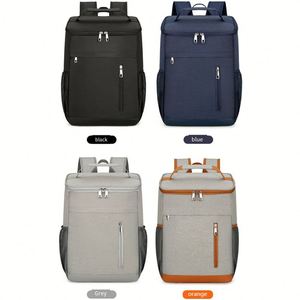 Sac à dos isotherme de pique-nique en nylon imperméable pour adultes, sac à lunch thermique souple pour l'extérieur, vente directe d'usine - Product Image 5