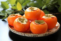 Hoge kwaliteit QILONG merk verse persimmon vruchten, graad 1, 10cm formaat, knapperige smaak en zoete smaak