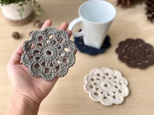 Y-F boho <span class=keywords><strong>macramé</strong></span> napperons ensemble main crochet cuisine décor <span class=keywords><strong>rond</strong></span> en coton tampons d'isolation coaster - Product Image 4