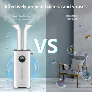 Humidificateur industriel ultrasonique 28L Machine de résurgence de pulvérisation d'atomisation de brouillard de grande capacité pour le tabac électrique transfrontalier - Product Image 2