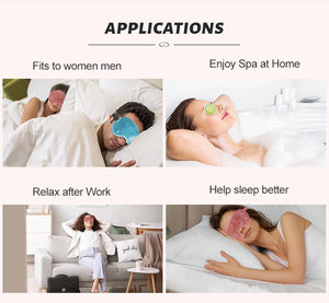 MOEN Oreiller de glace pour les yeux, masque thermique apaisant pour les yeux secs et les yeux chauds et froids - Product Image 4