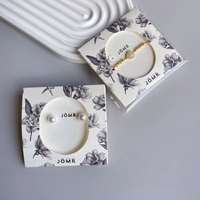 Cartes de présentation de bijoux personnalisées en gros avec logo sur mesure, impression numérique et options d'emballage sur mesure