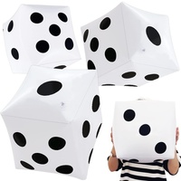 6PK ensemble gonflable Yatzy dés géants Cub fête ville grand jouet de lancer personnalisé jeu de lancer en plein air