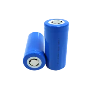 High Power Rechargeable Lifepo4 32700 3.2v 6000mah cylindrical capacity lithium battery cell cylindrical