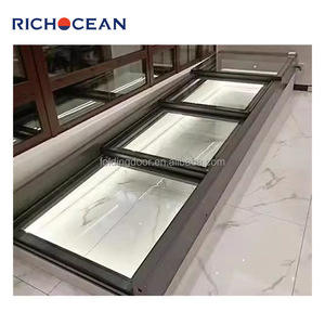 نوافذ سقفية أوتوماتيكية من الألمنيوم والزجاج من ريتشوشن، نوافذ كهربائية قابلة للسحب للطوابق السفلية - Product Image 6