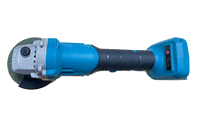 Meuleuse d'angle industrielle sans fil 21V 100mm avec interrupteur coulissant, alimentée par batterie, pour le bricolage et le meulage général, disque de meulage