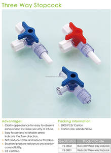 قفل luer طبي للاستعمال مرة واحدة 3 طرق صمام متعدد محبس الحنفية أنبوب تمديد بلاستيكي مستقر تدفق كبير جهاز ضغط عالي CE ISO - Product Image 5