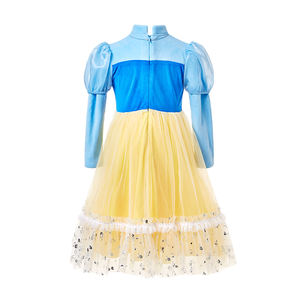 Gonna in Tulle Svasata <span class=keywords><strong>Disney</strong></span> Texture Ariosa Abito Biancaneve per Bambine Costume da Principessa per TV e Film per Celebrazioni Natalizie - Product Image 3