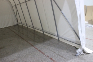 Robuste 400*730*330cm Portable Voiture Garage <span class=keywords><strong>Bois</strong></span> Amovible Parois Latérales Portes Arrière-Cour En Plein Air <span class=keywords><strong>Camping</strong></span> Voiture Parking Stockage Utilisation - Product Image 4